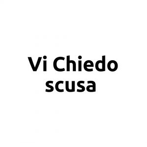 Scuse ai lettori