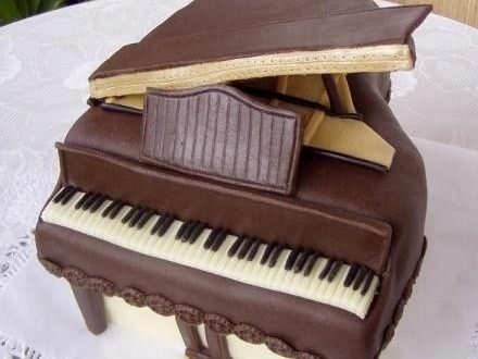 Pianoforte di cioccolato da Pinterest