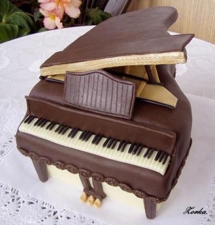 Pianoforte di cioccolato da Pinterest